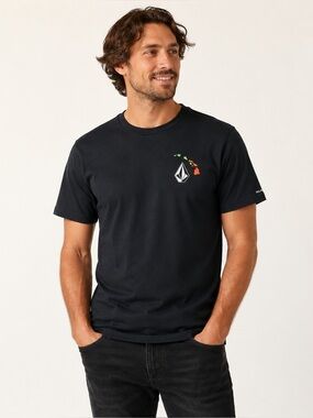Volcom Hawaii Men’s Black Graphic T-Shirt Size Medium